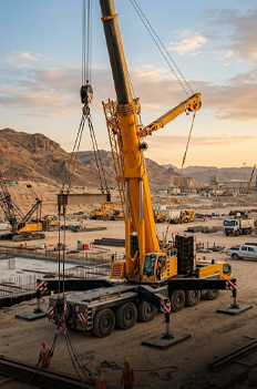 Mobile cranes
